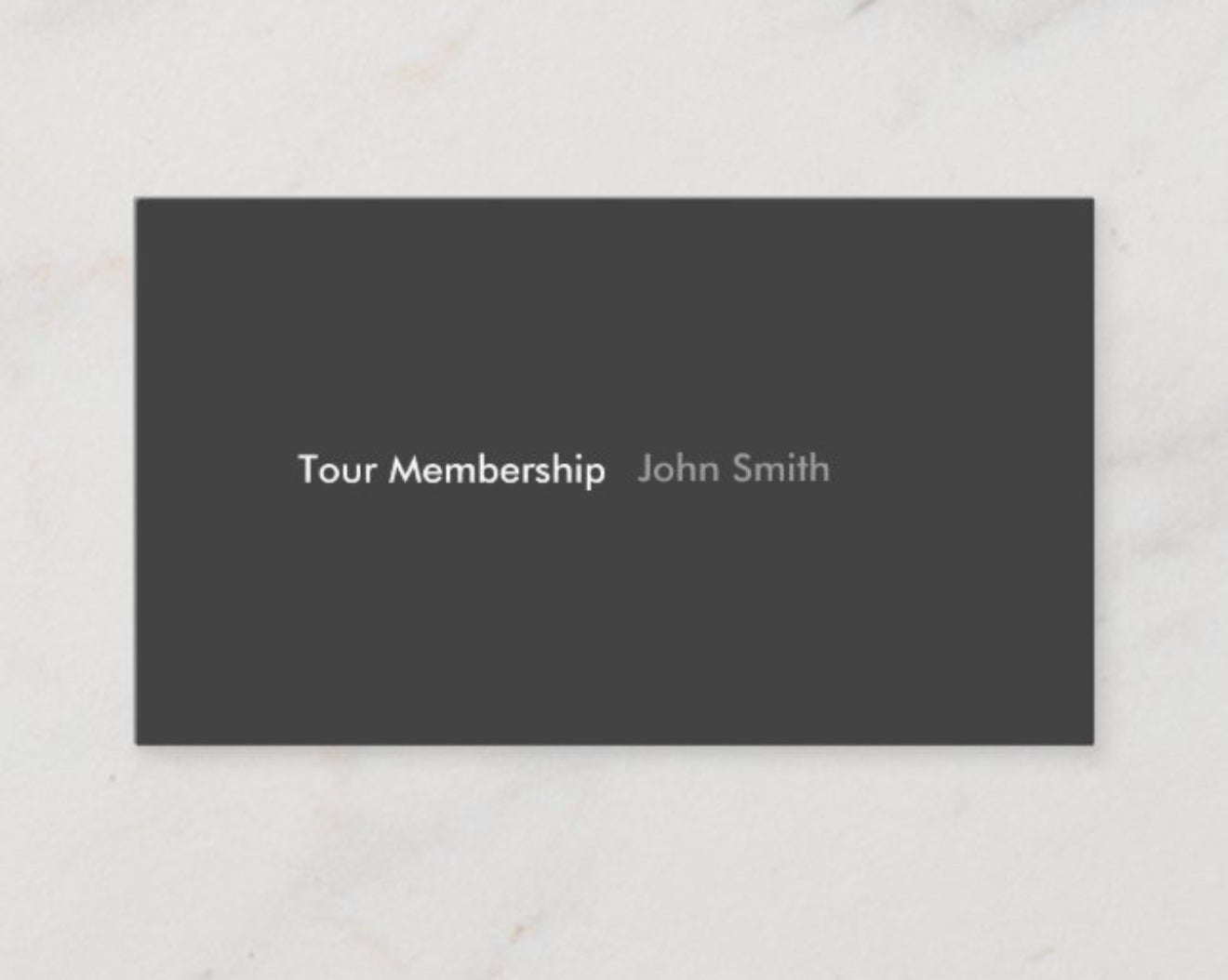 Tour Membership